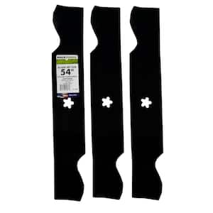 3 Blade Set for Many 54 in. Cut Craftsman, Husqvarna, Poulan Mowers Replaces OEM #'s 187254, PP24007, 187256, 532187256