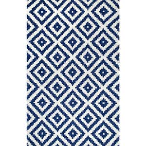 Hand Tufted Kellee Navy 12 ft. x 15 ft. Area Rug