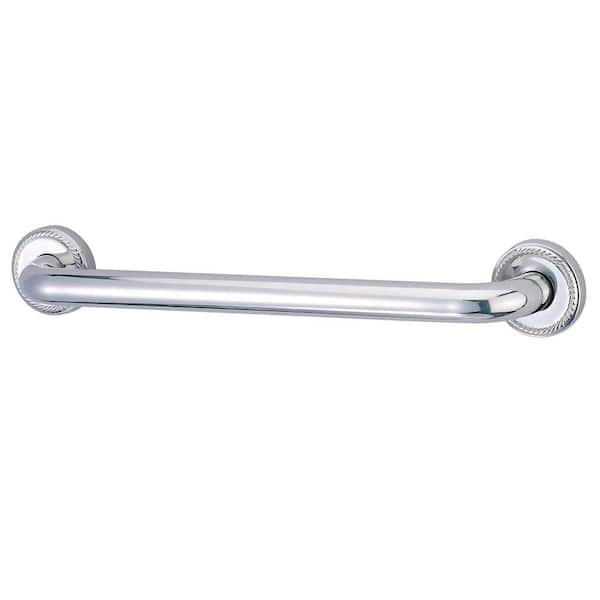 Kingston Brass Roped 32 in. x 1-1/4 in. Grab Bar in Chrome