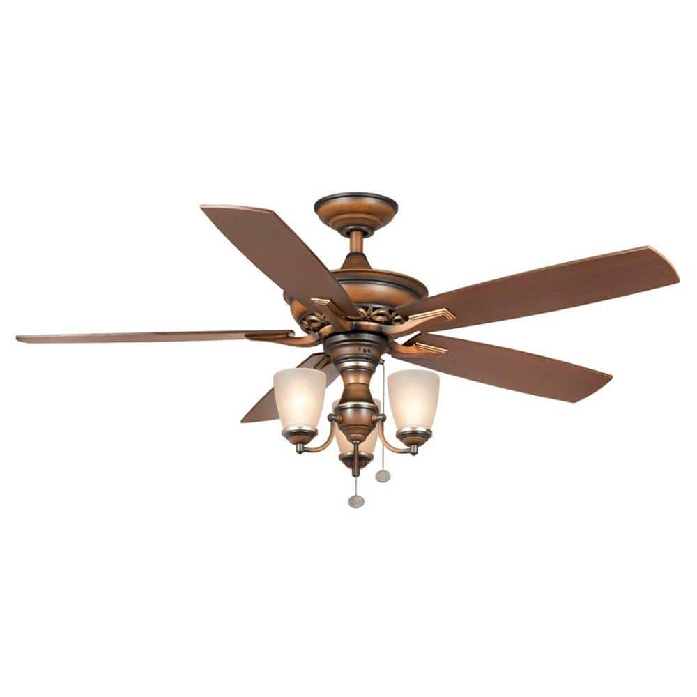 UPC 718212149515 product image for Havenville 52 in. Indoor Berre Walnut Ceiling Fan with Light Kit | upcitemdb.com