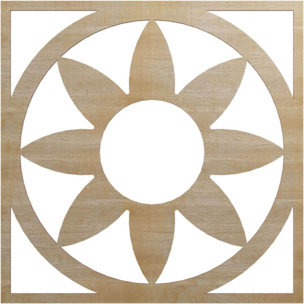0.375 in. x 24 in. x 24 in. Wood (Hickory) Medallion Moulding price history on PriceWatchPro