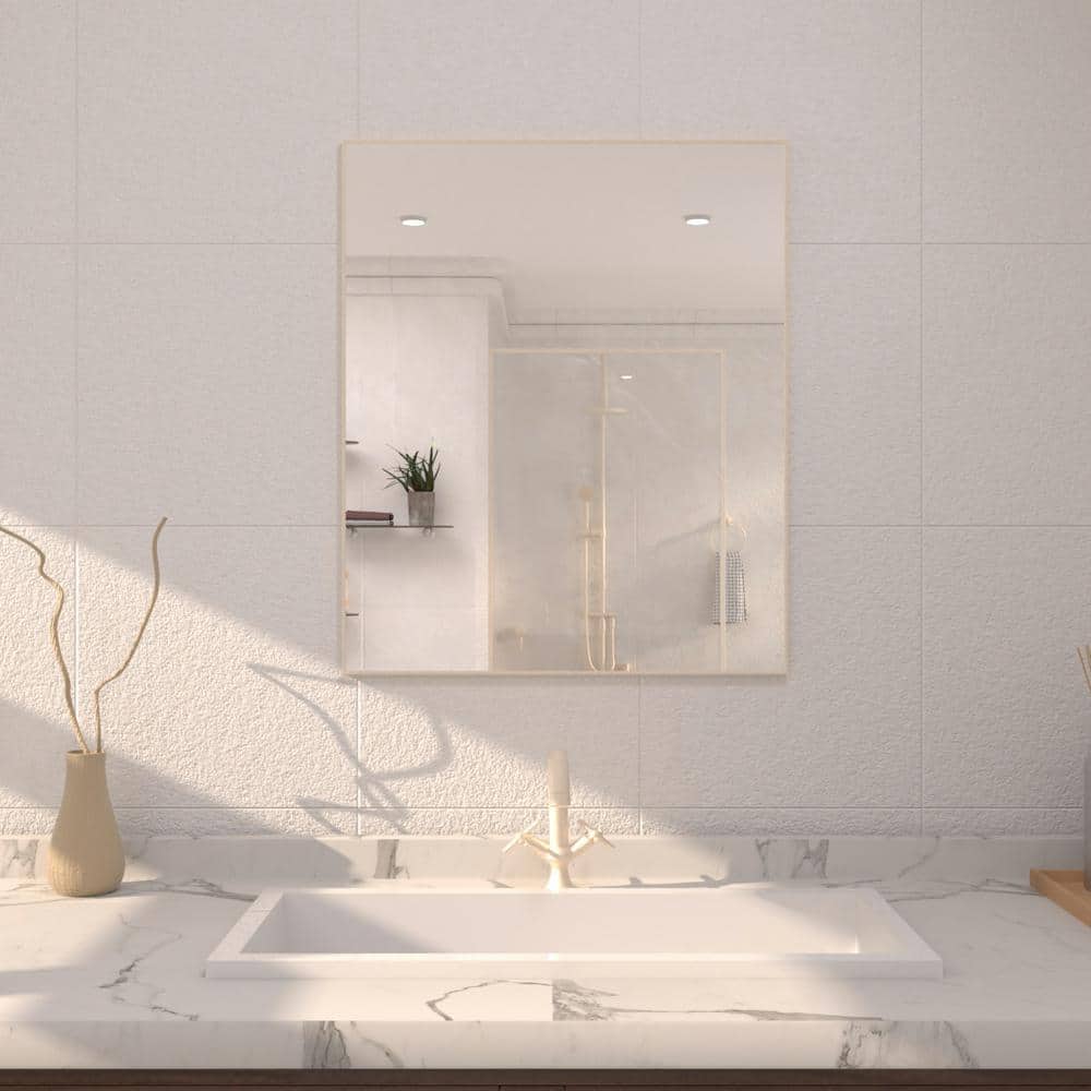 TaiMei 36 in. W x 30 in. H Rectangular Framed Wall Bathroom