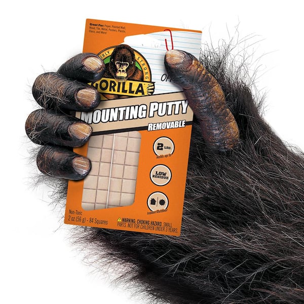 Gorilla 2 Oz. Mounting Putty (84-Squares) - Brownsboro Hardware & Paint