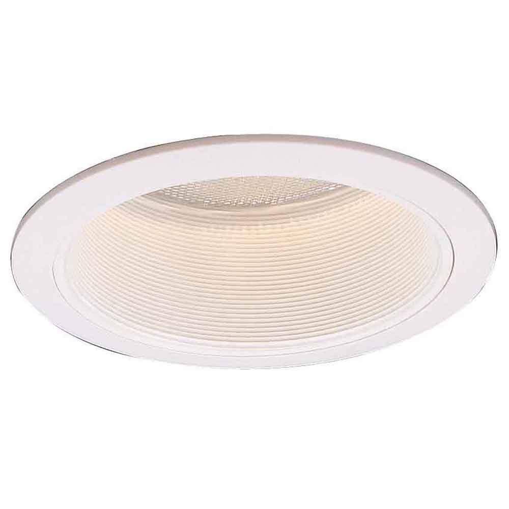 White Baffle Recessed Can Light Trim Shelly Lighting