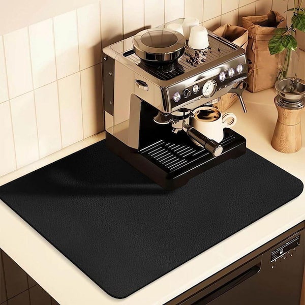 JFVKAF 12 L x 19 in. W Coffee Bar Mat Absorbent Quick Dry JFVKAF 12 L x 19 in. W Coffee Bar Mat Absorbent Quick Dry