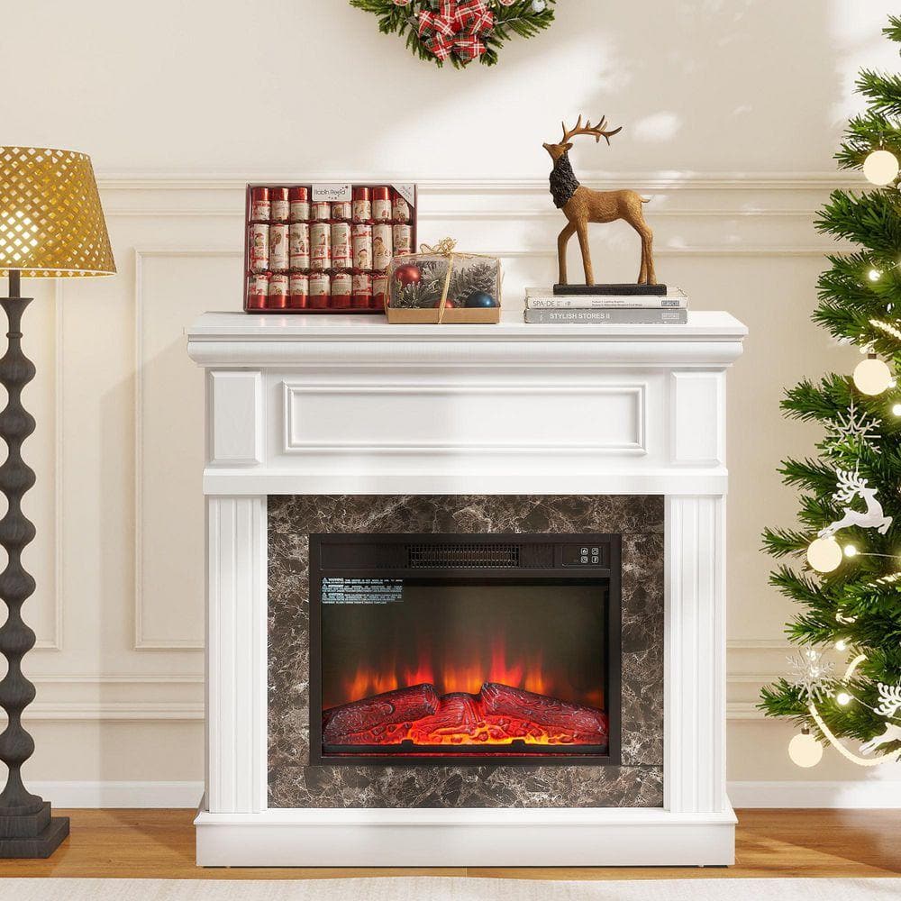 FIRE TIGER/LOVE SO BRIGHT ALICATE等３枚プラス ToolCat 41 in. Freestanding Mantel with 23 in. Electric Fireplace