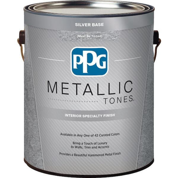 PPG METALLIC TONES 1 gal. Silver Metallic Interior Specialty Finish