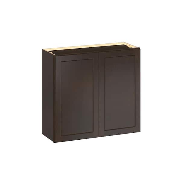 Emerson Cocoa Wall 2 Door Ready to Assemble Kitchen Cabinet (33 in. W x 30 in. H x 12 in. D)