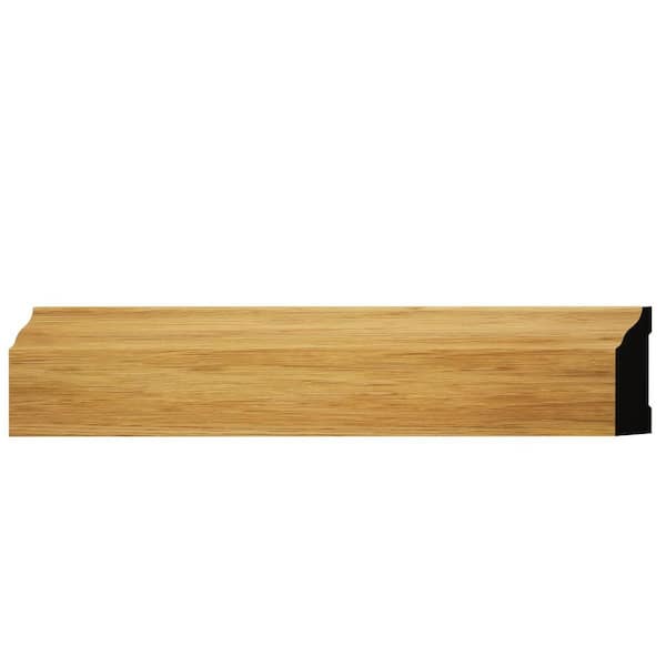 5947 3/8 in. x 1-1/4 in. x 7 ft. PVC Composite Shoe Imperial Oak Molding