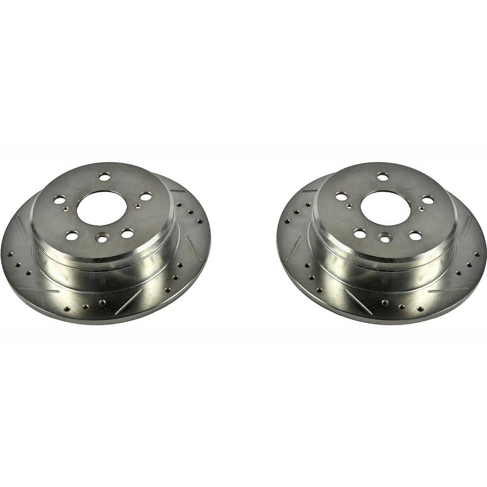 Power Stop JBR1125XPR Evolution Drilled & Slotted Rotors -Rear