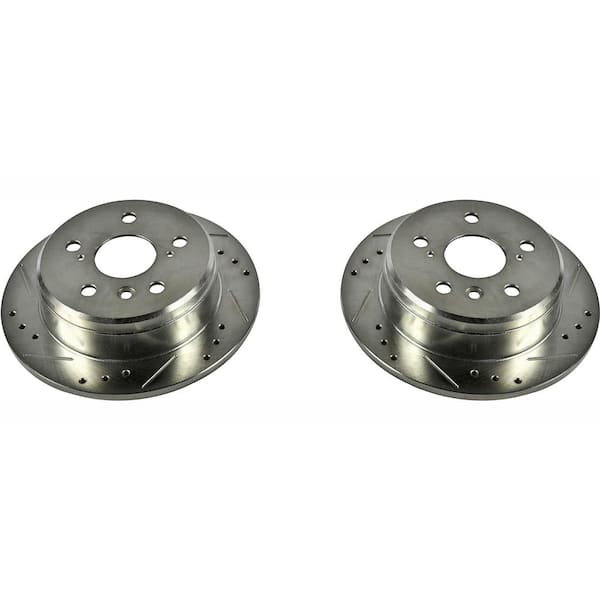 Power Stop Extreme Performance Drilled & Slotted Brake Rotor - Rear