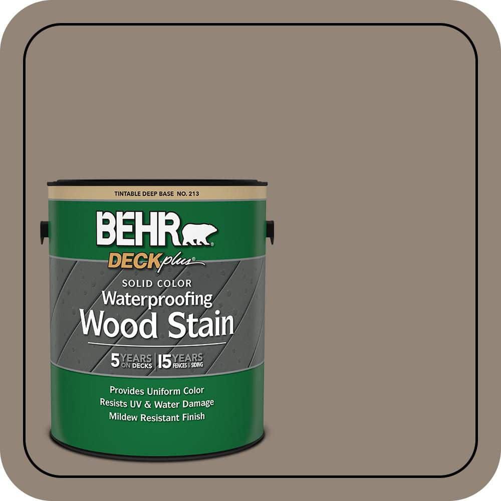 BEHR DECKplus 1 gal. #N220-5 Ottertail Solid Color Waterproofing