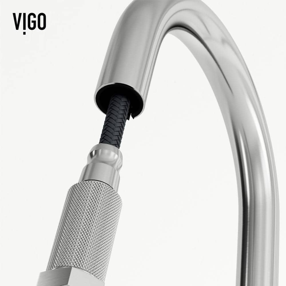 Hart 18" Stainless Steel Pull-Down Kitchen Faucet with Spray