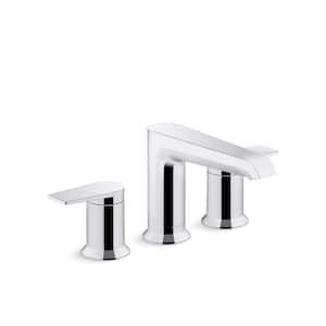 Hint 2-Handle Tub Faucet in Polished Chrome (Valve Not Included)