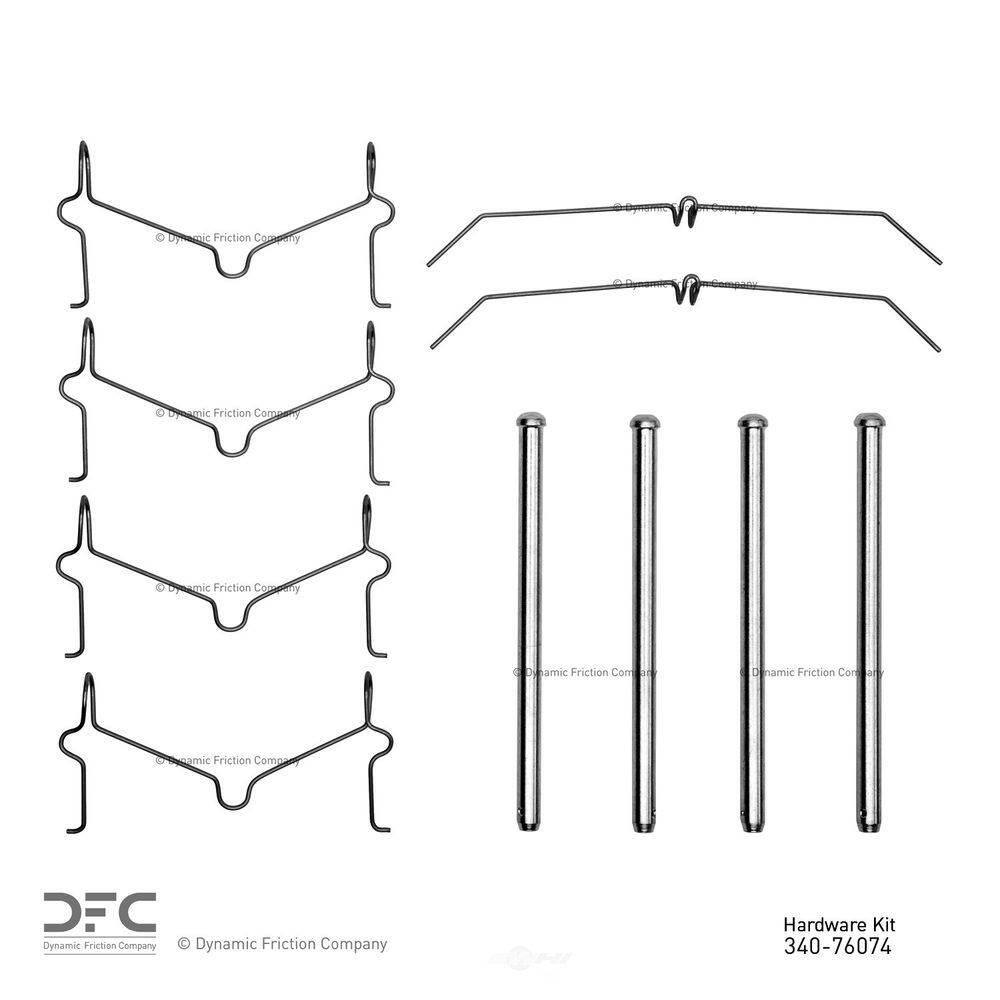 DFC Disc Brake Hardware Kit 34076074 The Home Depot