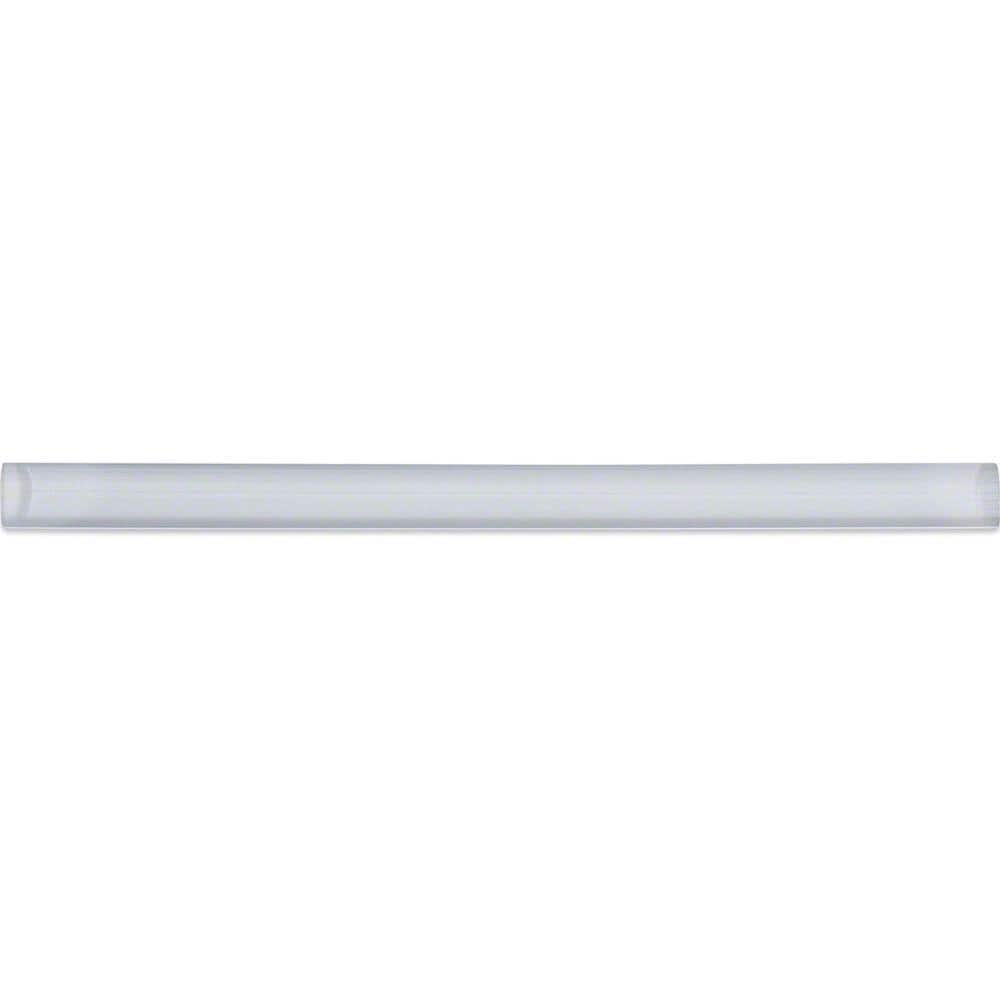 Super White Polished Glass Pencil Liner Tile Trim