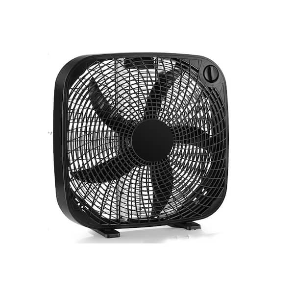 20 in. 3-Speed Personal Fan Portable Floor Window Fan with Knob Control
