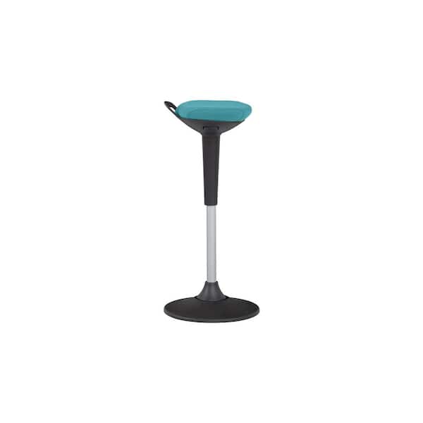 Nyhus Anna 33 in. H Swivel Adjustable Seating Office Stool, Teal
