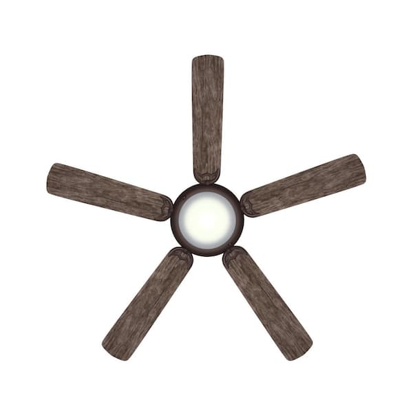 Ceiling Fans Hugger 52 In Led Espresso Bronze Fan 5 Reversible Blades W Dome Light Home Garden Ceiling Fans Hugger 52 In Led Espresso, Bronze Ceiling Fan With Light