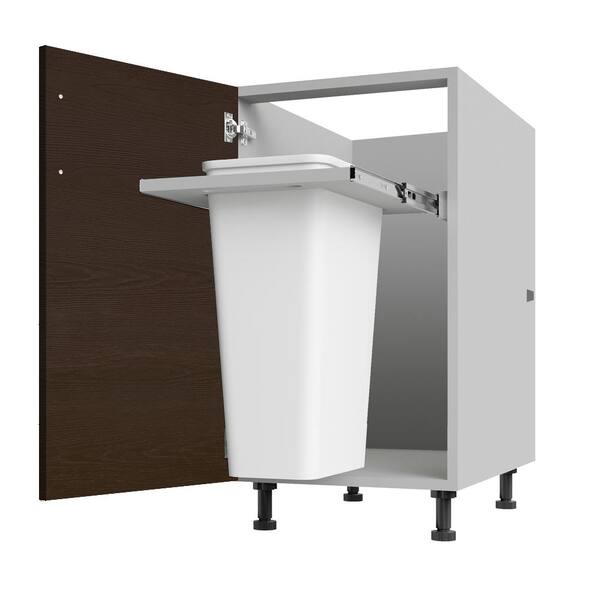 WeatherStrong Miami Hickory All-Weatherboard Composite 27 in. x 18 in. x 34.5 in. Outdoor Kitchen Cabinet Base