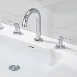 Larko 8 in. Widespread 2-Handle Bathroom Faucet in Chrome