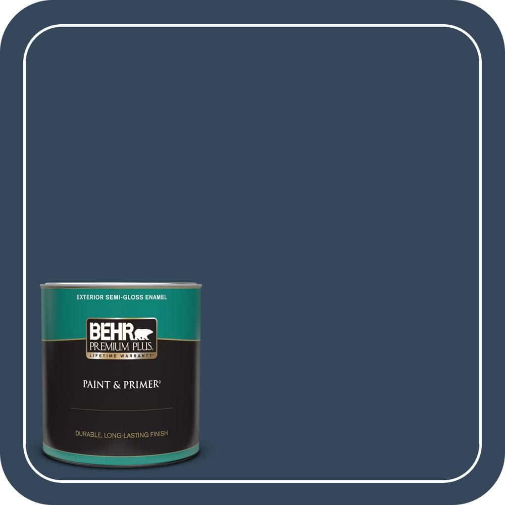 1 qt. #MQ5-54 Compass Blue Semi-Gloss Enamel Exterior Paint & Primer price history on PriceWatchPro