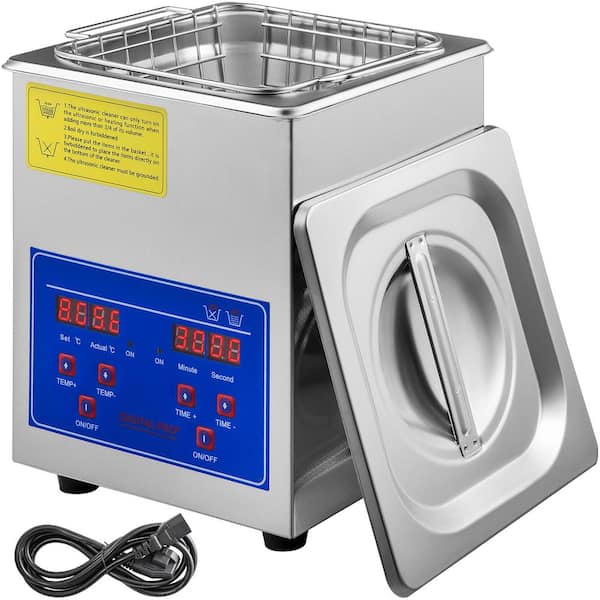 VEVOR Ultrasonic Machine Digital 2 L Professional ltrasonic Machine with Timer 40 KHZ for Jewelry Watch Glasses Cleaning