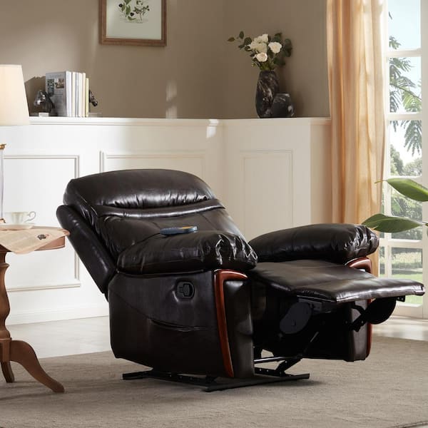 Recliner sofa with discount massager