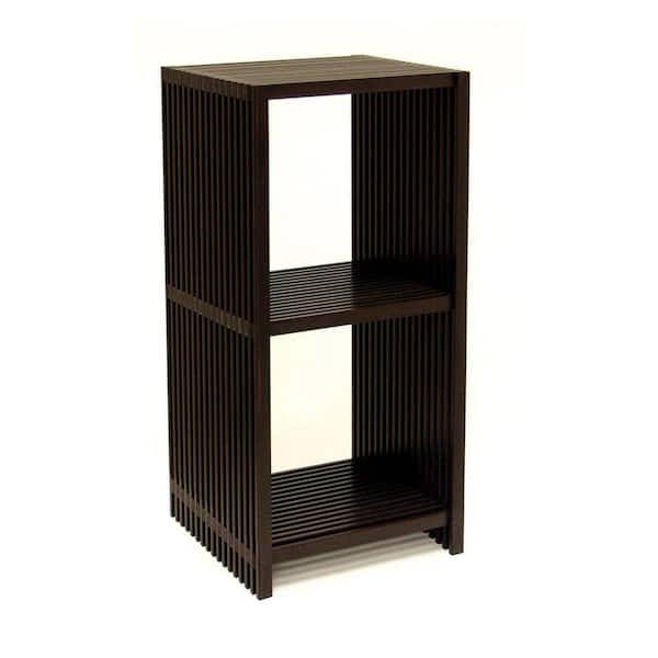 Seville Classics Classic Lines Mocha Open Bookcase