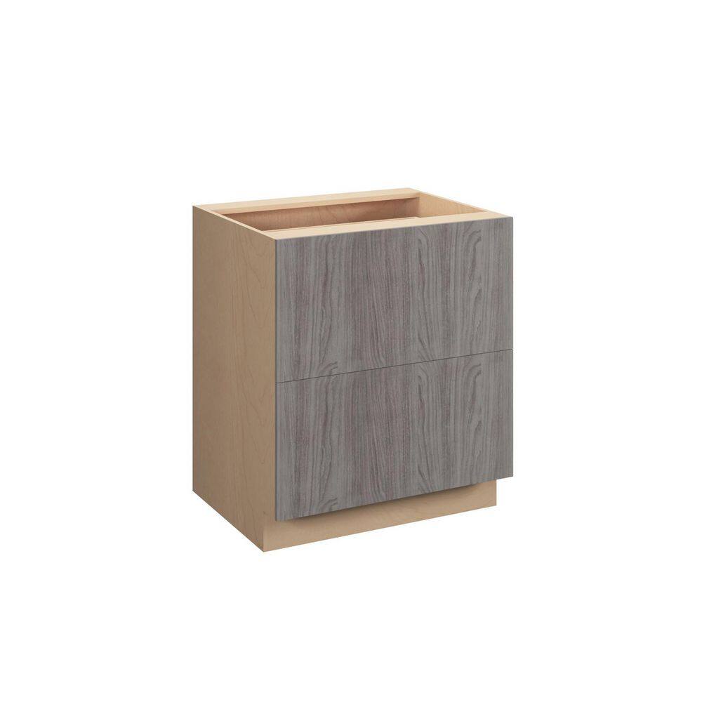 Saratoga Slab 36 in. W x 34.5 in. H x 24 in. D in Greywood Plywood Assemble