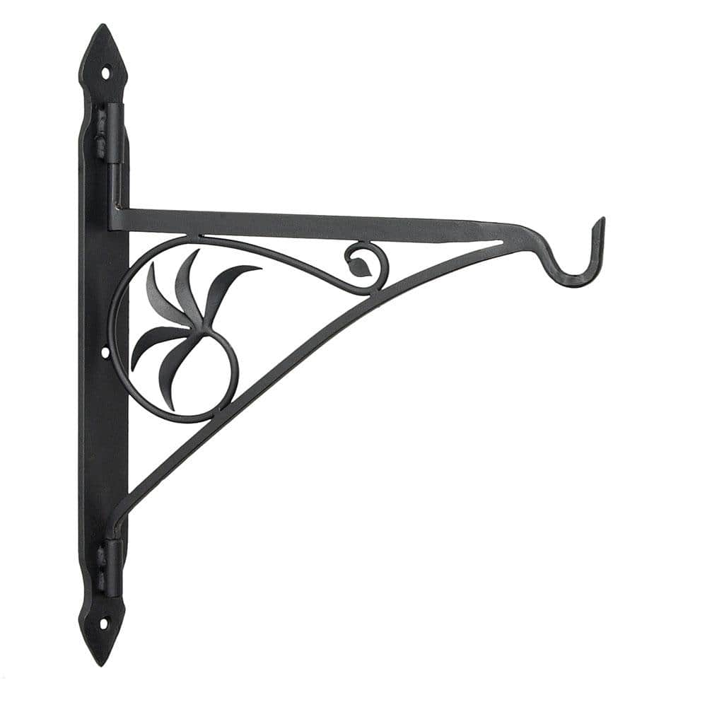 LONG FORGED WALL HOOK, CAST IRON – LRG – BLACK – Harper Living