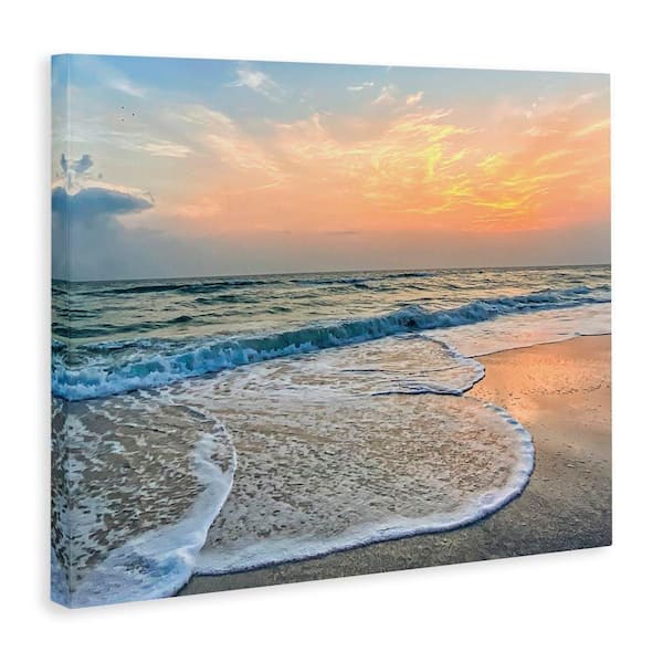 Windowsノート本体 Ecott's beach art Stupell Industries Vast Panoramic Beach Layered Waves by Mary Lou