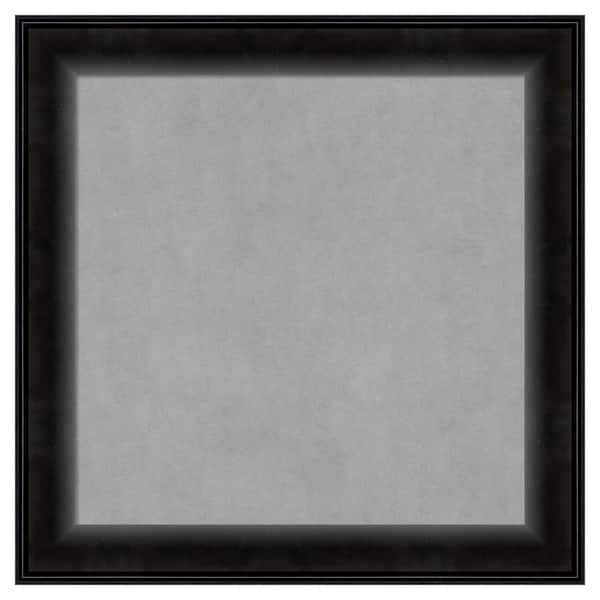 Amanti Art Madison Black 14 in. x 14 in. Framed Magnetic Board