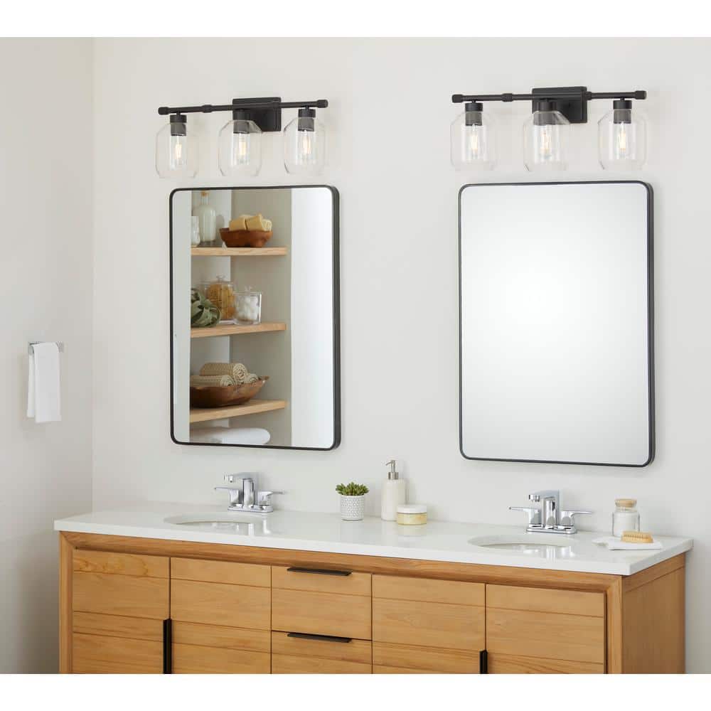 Tribune Chrome Double Handle Centerset Bathroom Faucet