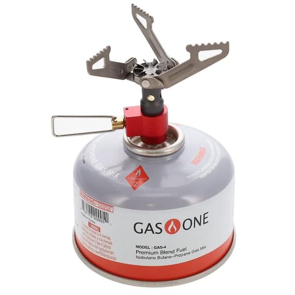 GASONE Titanium Backpacking Camping Stove with Camping Fuel GS 7900 GAS 4 H The Home Depot