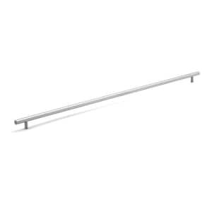 Tivoli Collection 31 1/8 in. (790 mm) Brushed Stainless Modern Cabinet Bar Pull