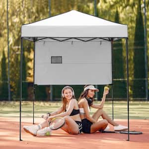 EAGLE PEAK 6 ft. x 4 ft. Instant Pop Up Canopy with Sun Wall