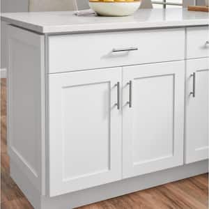 Avondale 27 in. W x 24 in. D x 34.5 in. H Ready to Assemble Plywood Shaker Base Kitchen Cabinet in Alpine White