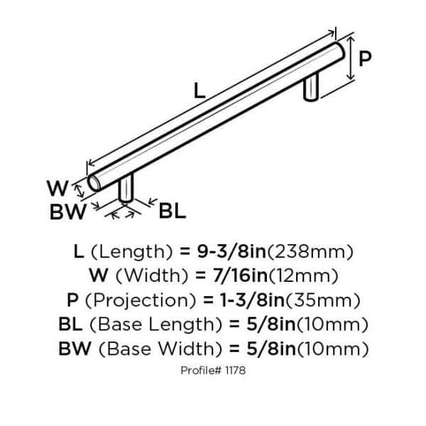 Amerock Creased Bow Satin Nickel 7/8" Square Cabinet Knob - BP27018G10, 1-Pack With Fixings