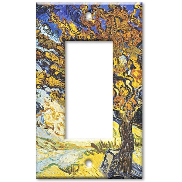 Art Plates Multi-Colored 1-Gang Wall Plate