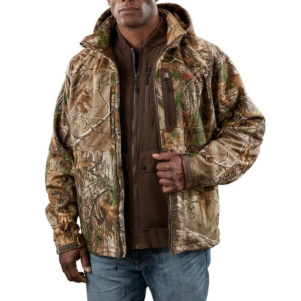 Milwaukee Large M12 Cordless Lithium-Ion Realtree Xtra Camo 3-in-1 Heated Jacket (Jacket Only)