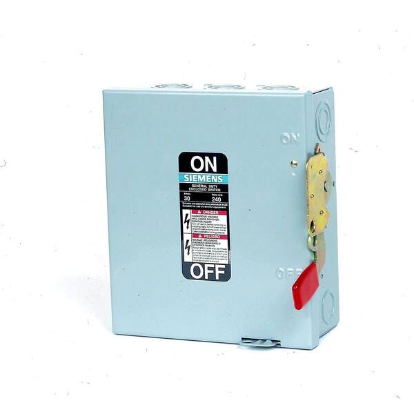 Murray General Duty 30-Amp 120-Volt Single-Pole Indoor Fusible Safety Switch