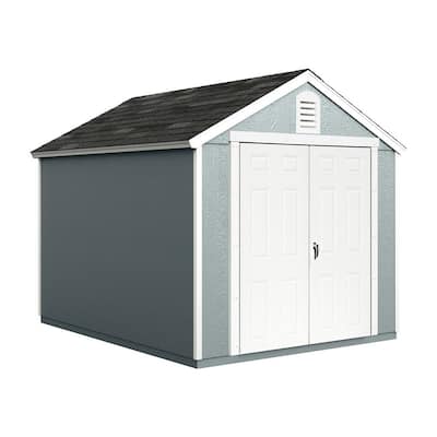 DIY Daytona 8 ft x 10 ft Pre-Cut Wood Shed w/ Floor and Steel Doors - Severe Weather Outdo — Home Depot clearance