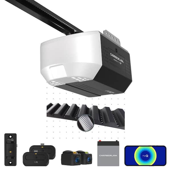 Chamberlain 1/2 HP Smart Belt Drive Garage Door Opener with