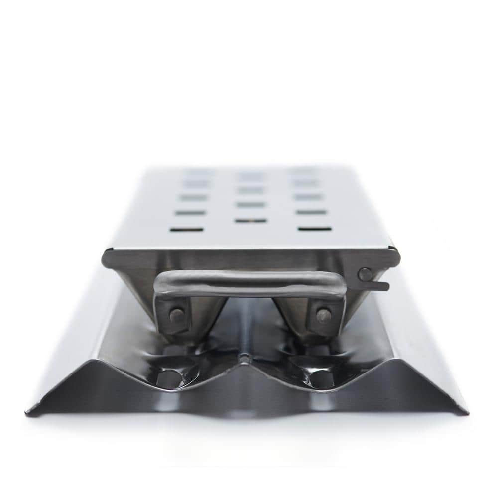 Premium Stainless Steel Dual Chamber Smoker Box