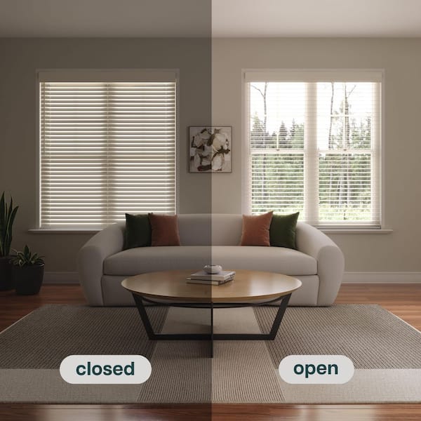 Cordless Composite Faux Wood Blinds