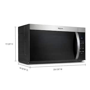 30 in. 1.7 cu. ft. Over-the-Range Microwave in Stainless Steel Finish with Express Cooking Buttons