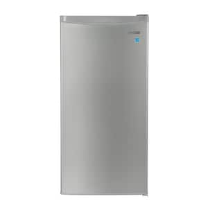 21.3 in. 4.3 cu. ft. 110V Compact Upright Freezer Manual Defrost REVERSIBLE DOOR Freestanding E-Star in Stainless