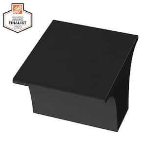 Liberty Inclination 1-1/8 in. (28 mm) Matte Black Cabinet Knob