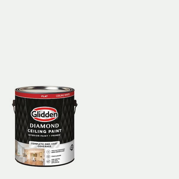 1 gal. White Flat Interior One-Coat Ceiling Paint with Primer